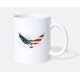 Patriotic Eagle American Flag 4Th July Gift Stars White Mugs